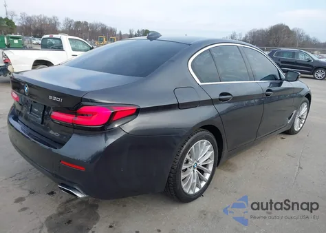 2021 BMW 530I z USA, uszkodzony, nr VIN WBA53BH04MWX18745